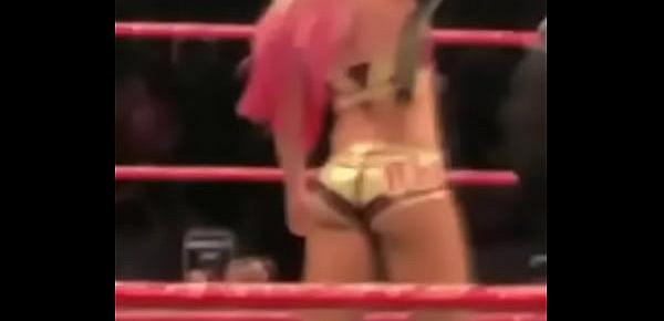  Spying on Alexa Bliss&039;s ass